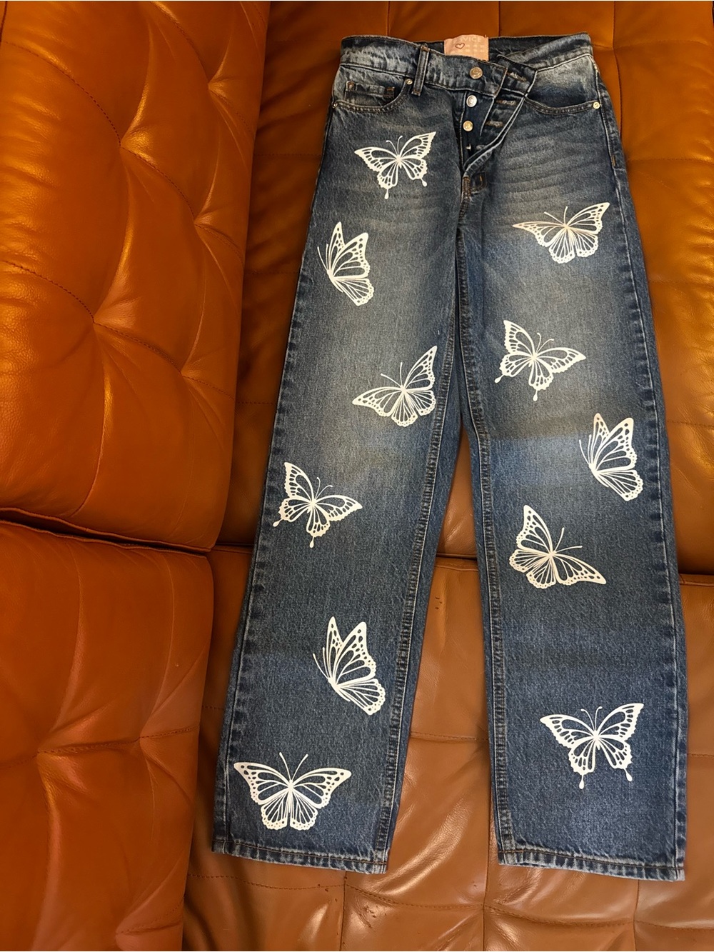 REVICE Super 80s Butterfly Effect Straight Jeans